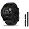 Garmin Descent G1 Dive Computer + QuickFit 22 Band Package — Solar, Black