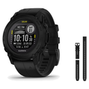 Garmin Descent G1 Dive Computer + QuickFit 22 Band Package — Solar, Black