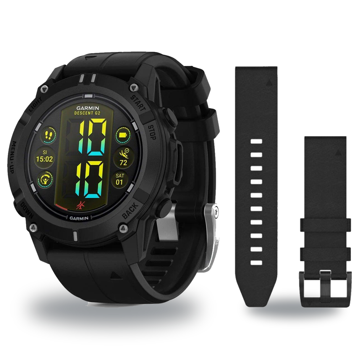 Garmin Descent G2 Dive Computer + QuickFit 22 Band Package — includes Garmin Descent G2 Dive Computer, Garmin QuickFit 22 Wa…
