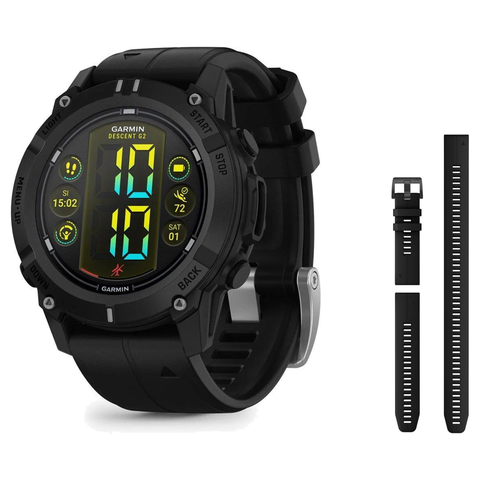 Garmin Descent G2 Dive Computer + QuickFit 22 Band Package