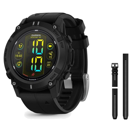 Garmin Descent G2 Dive Computer + QuickFit 22 Band Package — includes Garmin Descent G2 Dive Computer, Garmin QuickFit 22 Wa…