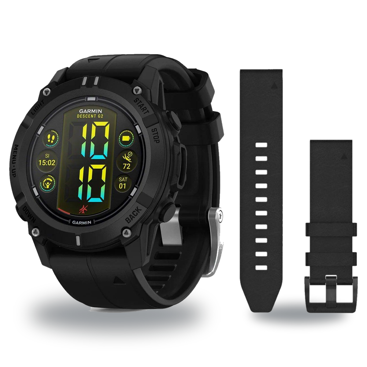 Garmin Descent G2 Dive Computer + QuickFit 22 Band Package — includes Garmin Descent G2 Dive Computer, Garmin QuickFit 22 Wa…