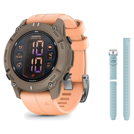 Garmin Descent G2 Dive Computer + QuickFit 22 Band Package — Paloma