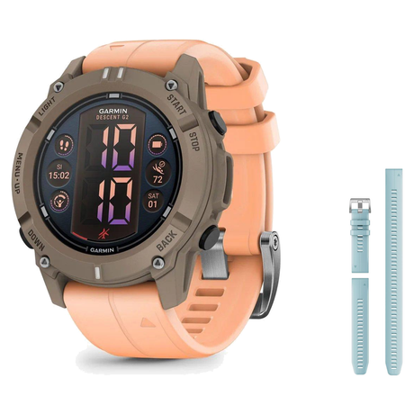 Garmin Descent G2 Dive Computer + QuickFit 22 Band Package — Paloma