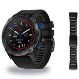 Garmin Descent Mk2i Dive Computer + QuickFit 26 Band Package — includes Garmin Descent Mk2i Titanium Carbon Gray DLC with Bl…