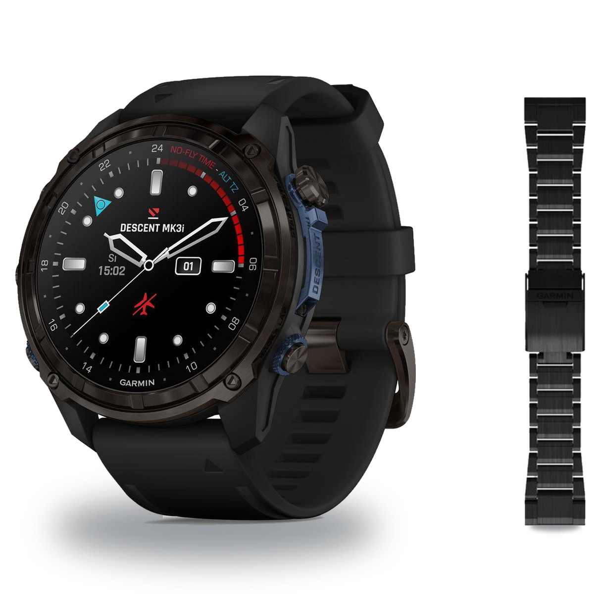 Garmin Descent Mk3i 51mm Dive Computer + QuickFit 26 Band Package — includes Garmin Descent Mk3i Dive Computer, Garmin Quick…