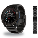 Garmin Descent Mk3i 51mm Dive Computer + QuickFit 26 Band Package — 51 mm, Carbon Gray DLC Titanium with DLC Titanium Band