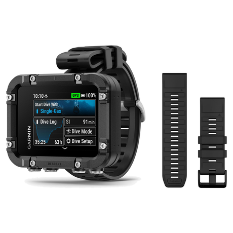 Garmin Descent X30 Dive Computer + QuickFit 26 Band Package — includes Garmin Descent X30 Scuba Diving Dive Computer, Garmin…