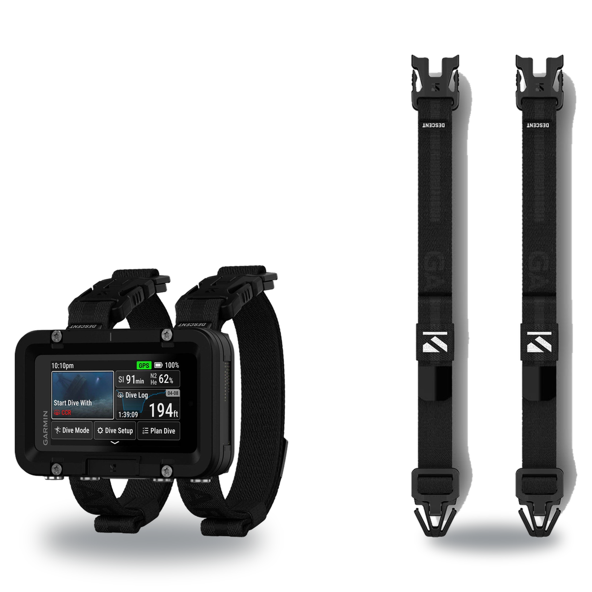 Garmin Descent X50i Dive Computer + Dive Band Kit Package