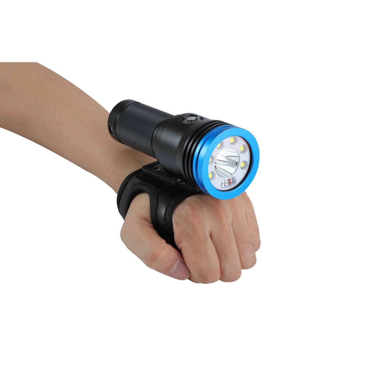 BigBlue 4200 Lumen Wide Beam w/ Blue Light Mode + 1200 Lumen Spot Beam - Black