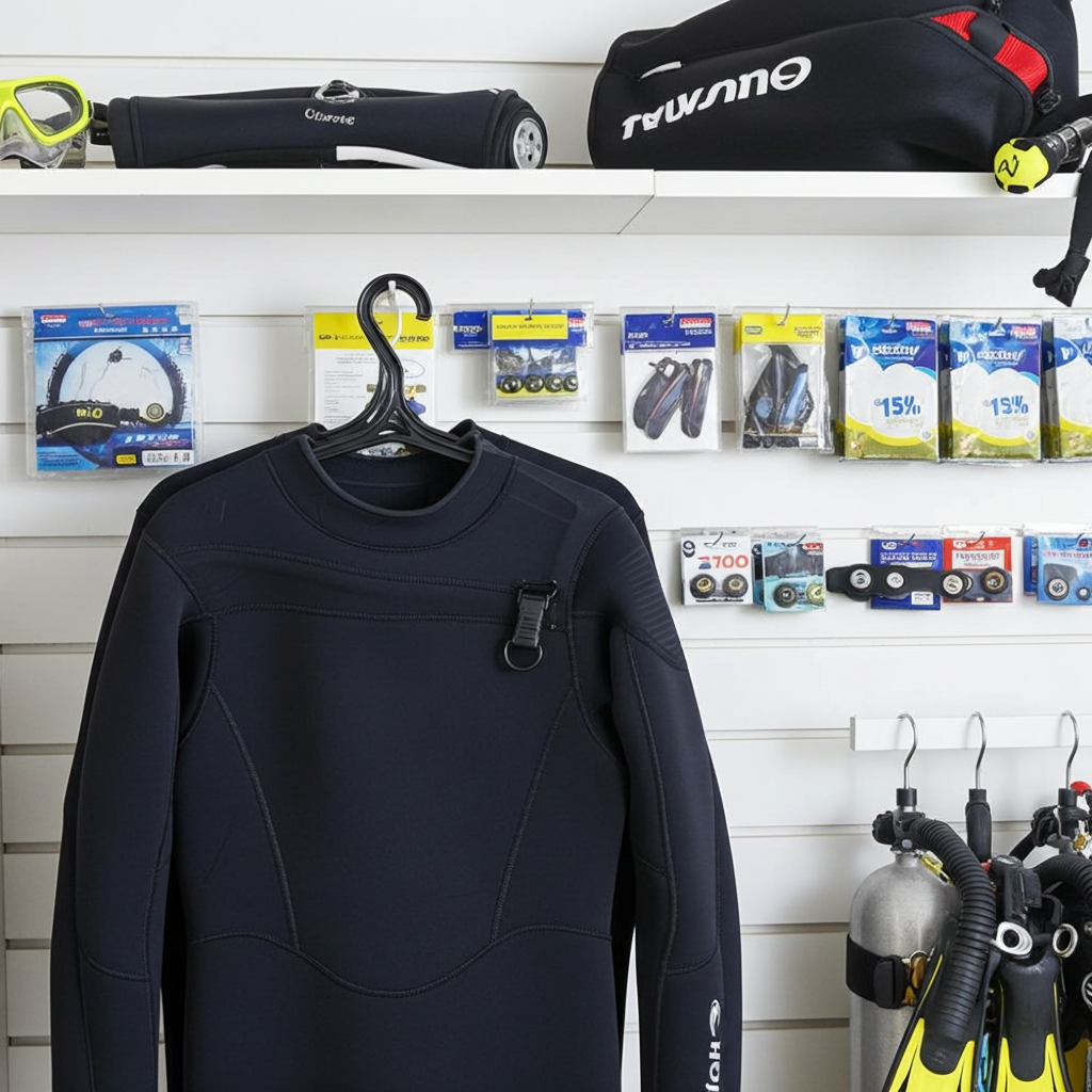 DiveCatalog Scuba Essentials - Wetsuit Hanger for Scuba Diving, Snorkeling, and Surfing