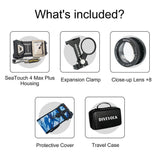 DiveVolk SeaTouch 4 Max Underwater Housing Close Shot Kit-