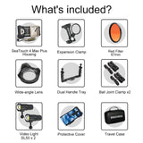 DiveVolk SeaTouch 4 Max Underwater Housing Deep Dive Kit-