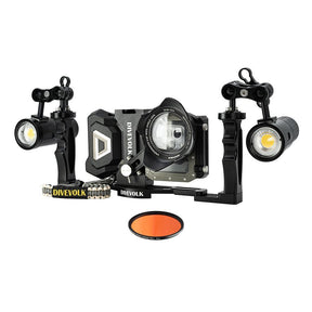 DiveVolk SeaTouch 4 Max Underwater Housing Deep Dive Kit-