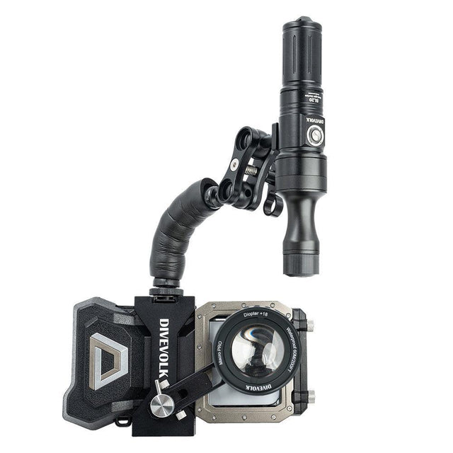 DiveVolk SeaTouch 4 Max Underwater Housing Macro Snoot Kit-