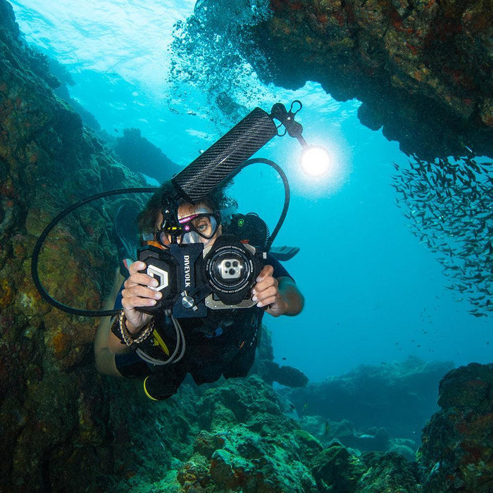 DiveVolk SL120 Video Light 12000 lumens for Underwater Photography and Video-