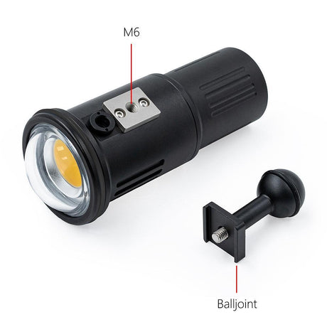 DiveVolk SL120 Video Light 12000 lumens for Underwater Photography and Video-