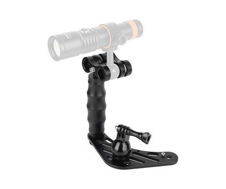 OrcaTorch H02 Underwater Camera Tray with Quick-Release Handle