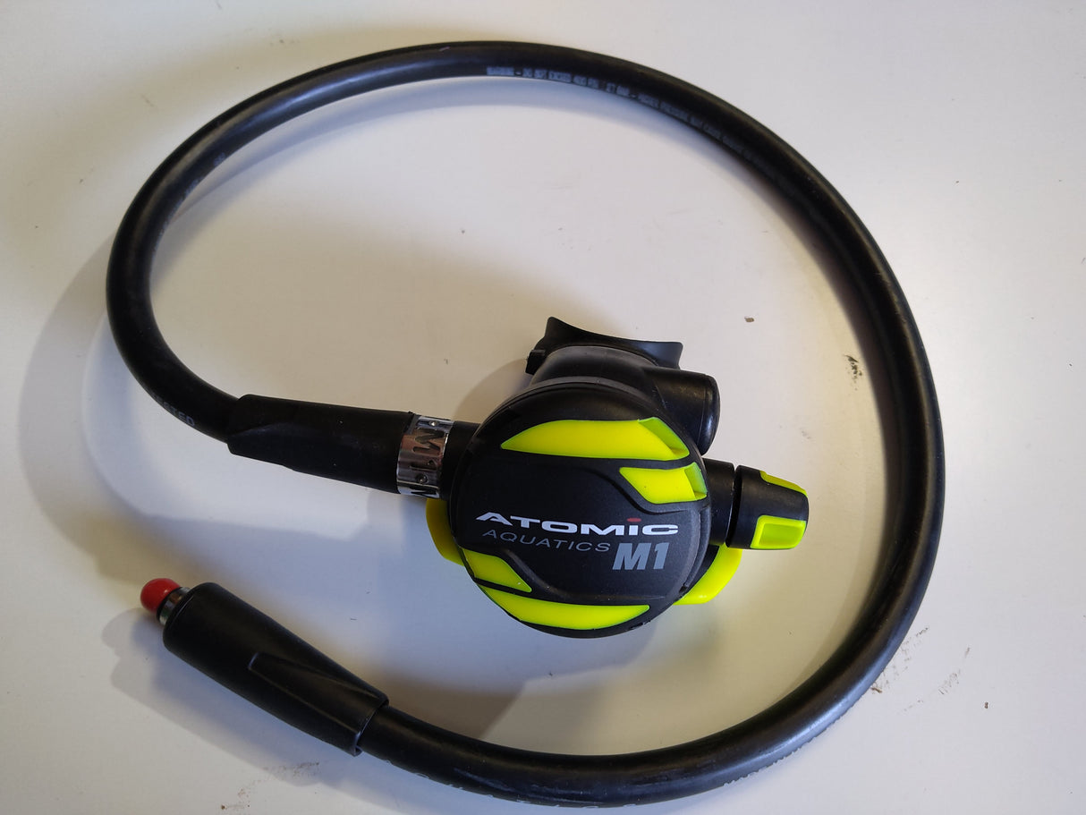 Open Box Atomic Aquatics M1 Octopus, 36" hose, Yellow