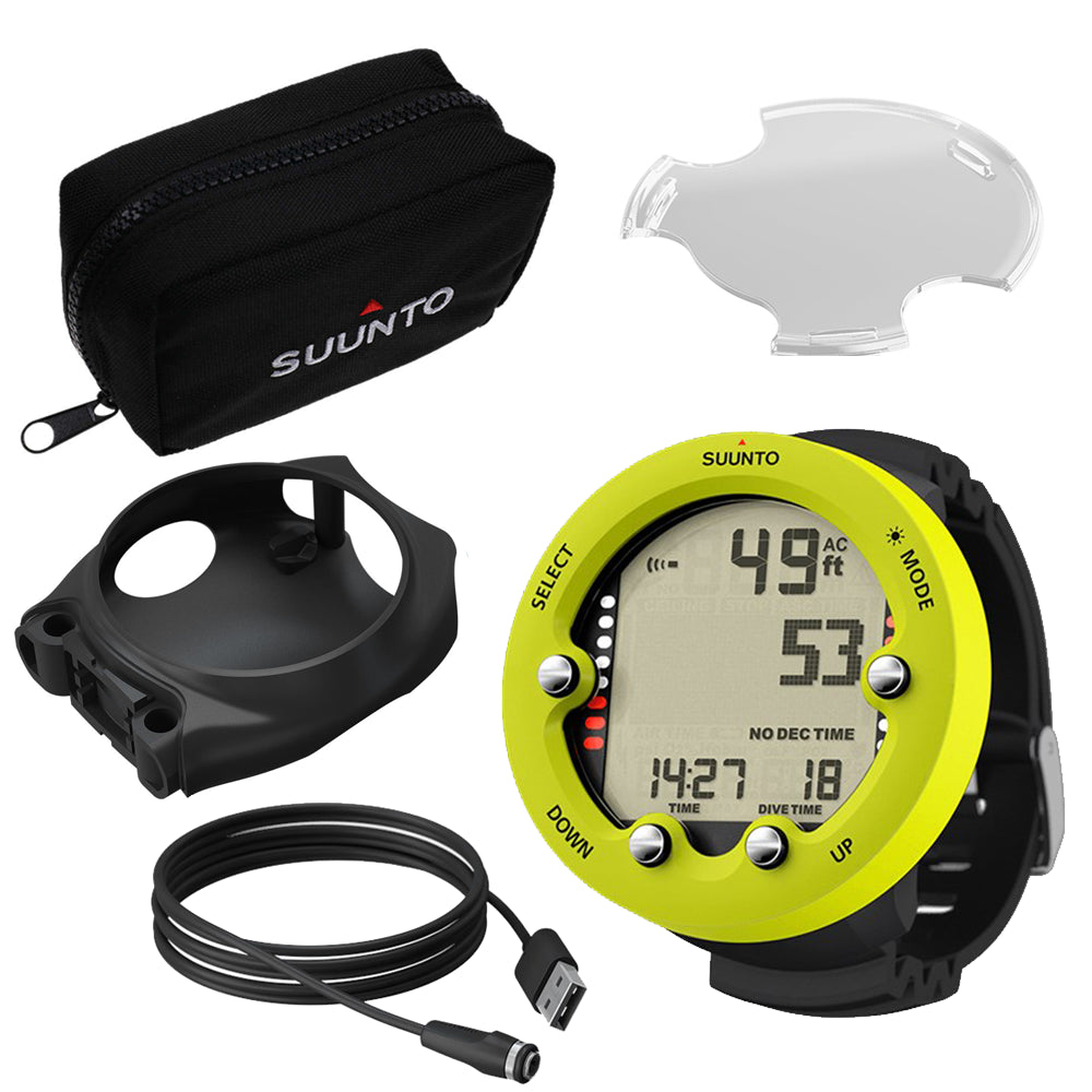 Suunto Zoop Novo Dive Computer Package Lime