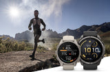 Garmin fenix 9 lifestyle — premium multisport GPS smartwatch on the trail