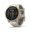 Garmin Fenix 8 Dive Computer-43 mm-AMOLED-Sapphire, Soft Gold w Fog Gray/Dark Sandstone Band