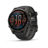Garmin Fenix 8 Dive Computer-43 mm-AMOLED-Sapphire, Carbon Gray DLC Ti w Black/Pbl Gray Band