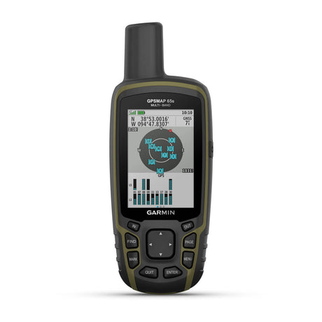 Garmin GPSMAP 65s, Multi-Band/Multi-GNSS Handheld with Sensors-