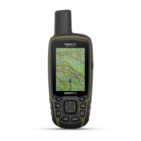 Garmin GPSMAP 65s, Multi-Band/Multi-GNSS Handheld with Sensors-
