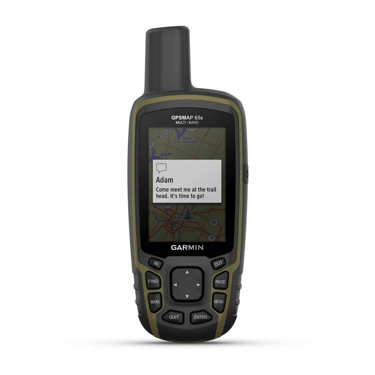 Garmin GPSMAP 65s, Multi-Band/Multi-GNSS Handheld with Sensors-