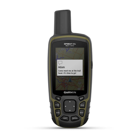 Garmin GPSMAP 65s, Multi-Band/Multi-GNSS Handheld with Sensors-