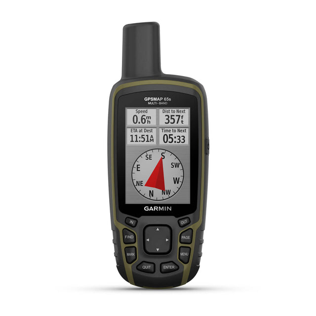 Garmin GPSMAP 65s, Multi-Band/Multi-GNSS Handheld with Sensors-