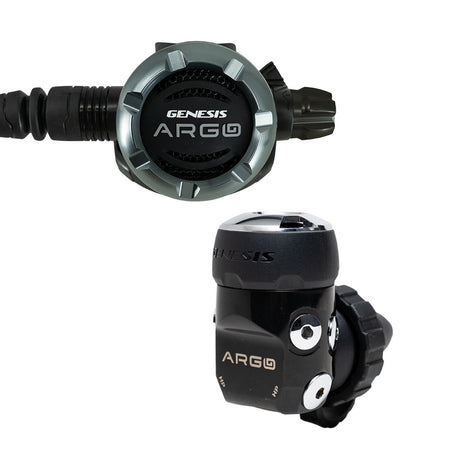 Genesis Argo regulator GR150D DIN, second stage and DIN first stage with handwheel