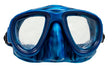 Genesis Bold Spearfishing, Free Diving, Snorkeling, or Scuba Mask with Camo Skirt-Blue Camo-