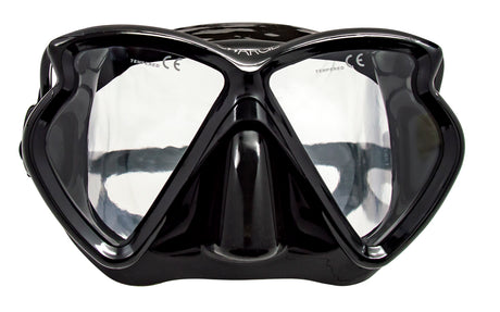 Genesis Charge Dive Mask-Black Silicone-