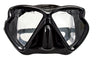 Genesis Charge Dive Mask-Black Silicone-
