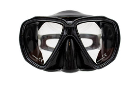 Genesis Glance Dive Mask with Purge-Black Silicone-