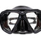 Genesis Glance Dive Mask without Purge-Black Silicone-