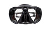 Genesis Glance Dive Mask without Purge-Black Silicone-