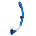 Genesis Hydra Dry Snorkel Dry Valve Top and Hypoallergenic Mouthpiece-Ice Blue-