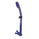 Genesis Hydra Dry Snorkel Dry Valve Top and Hypoallergenic Mouthpiece-Ultra Violet Silicone-