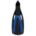 Genesis Lido Full Foot Fin Lightweight, Powerful Full Length Scuba and Snorkeling Fin-Blue-MD-