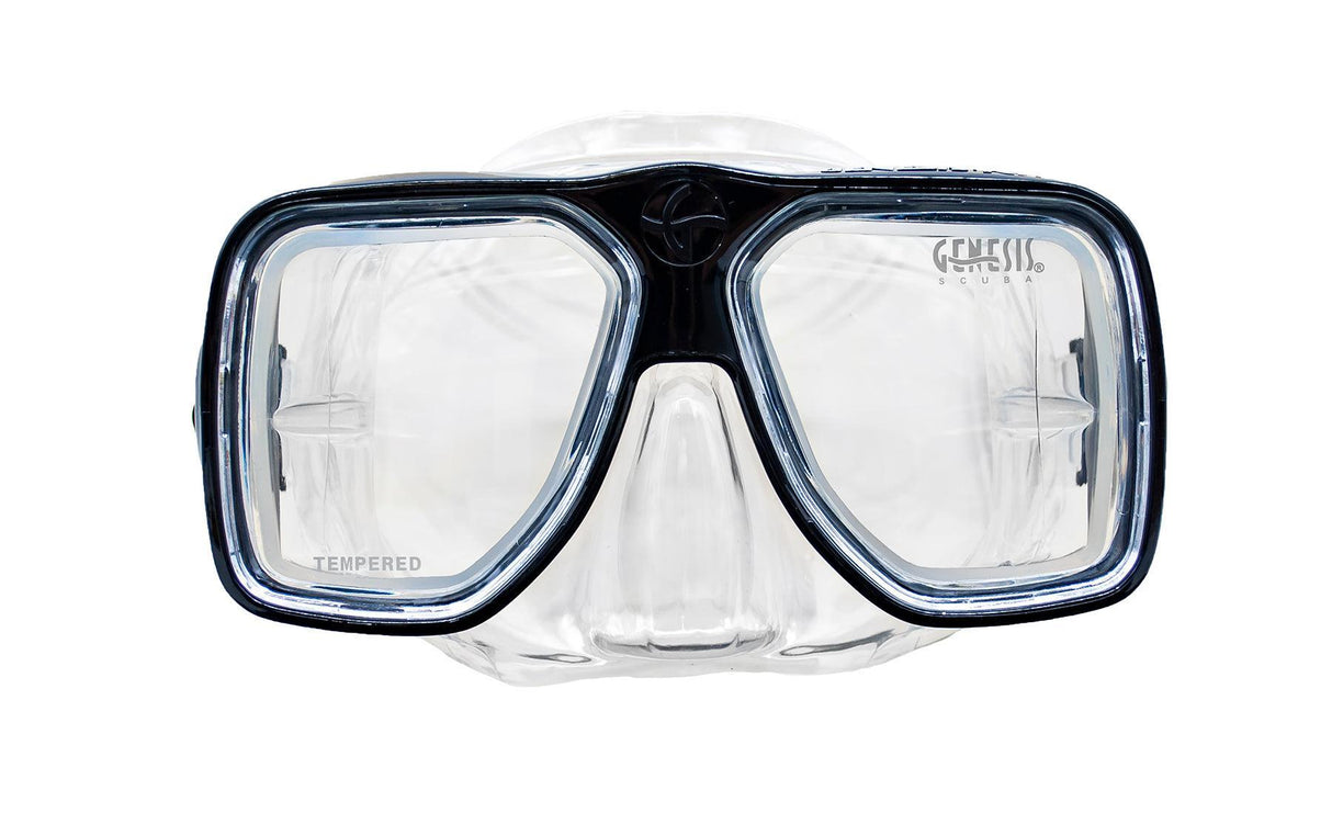 Genesis RX Mask A Scuba and Snokeling Mask-Black-
