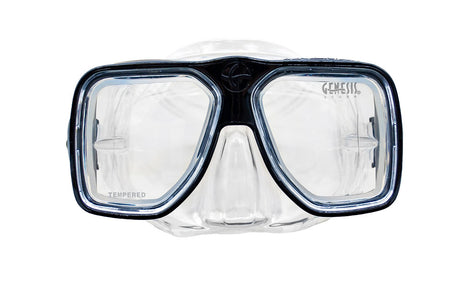 Genesis RX Mask A Scuba and Snokeling Mask-Black-