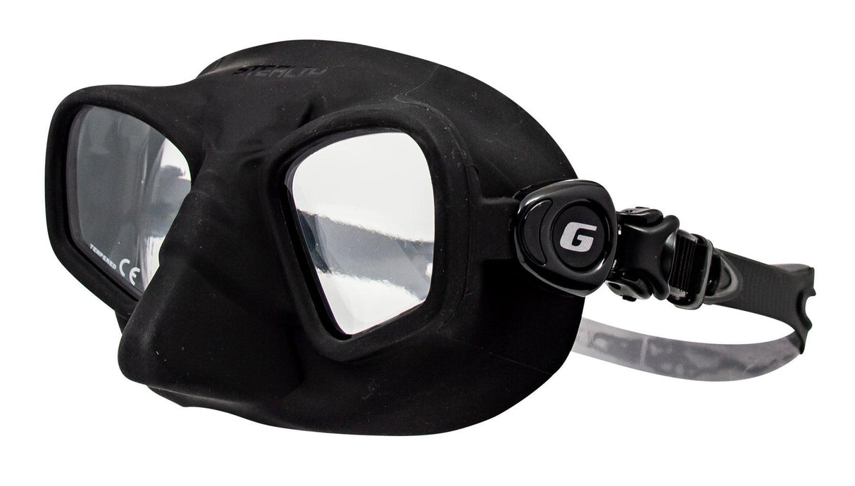 Genesis Stealth Mask A Freediving, Spearfishing and Ultra Low Profile Scuba Mask-
