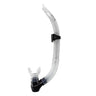 Genesis Surf Super-Flex Snorkel for Scuba Diving and Snorkeling-Clear-