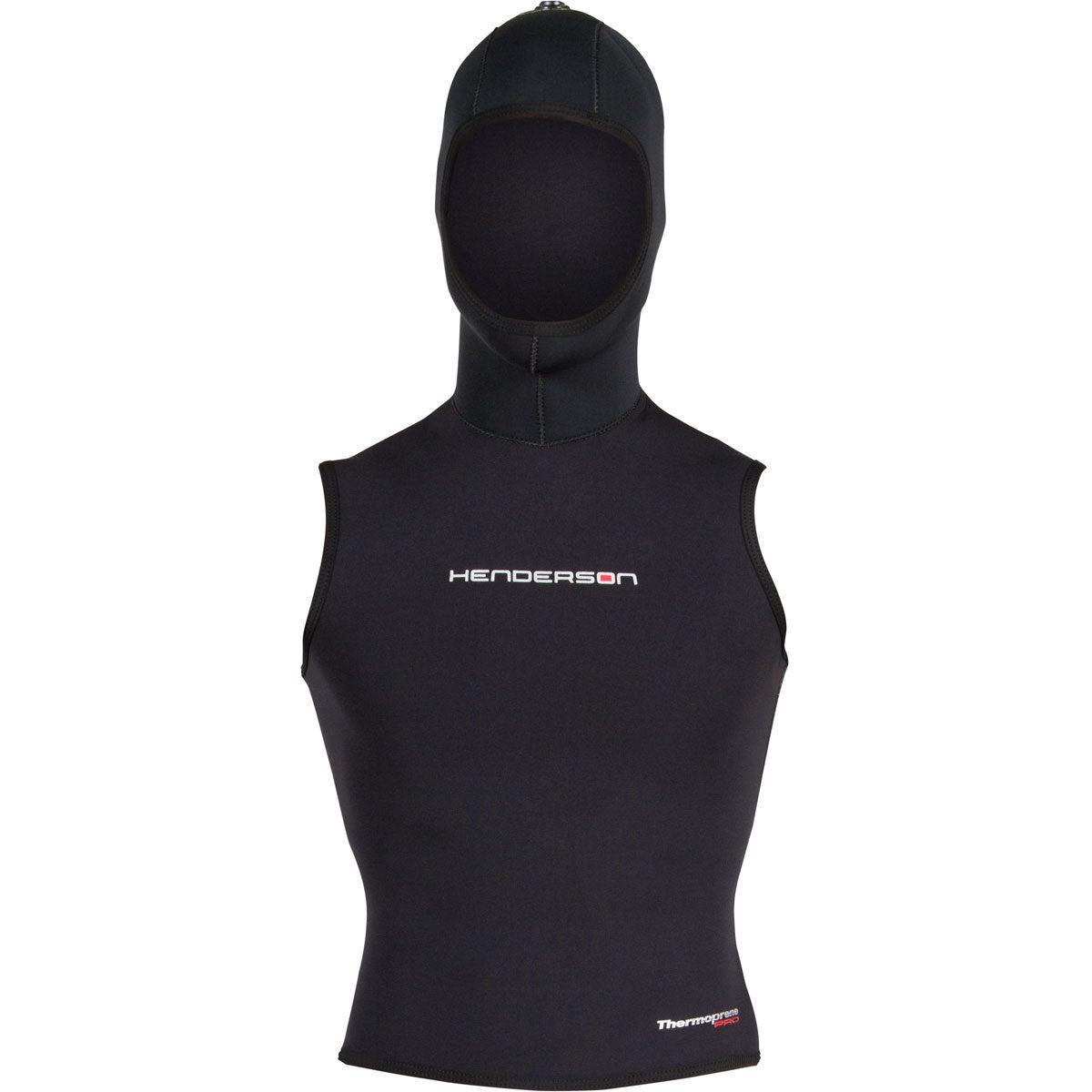 Henderson 7/5mm Thermo Pro Hooded Vest Mens-Black-XS-