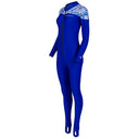 Henderson Lycra Jumpsuit Pattern Hotskins-Purple Floral-XS-
