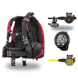 Hollis Cold Water Scuba Package – HD-200 BCD, DC7 Sealed Regulator, 150LX Octopus & Oceanic Veo 4.0 — includes Hollis HD-200…