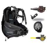 Hollis Cold Water Scuba Package – HD-200 BCD, DC7 Sealed Regulator, 150LX Octopus & Oceanic Veo 4.0 — Oceanic Atmos Hybrid A…